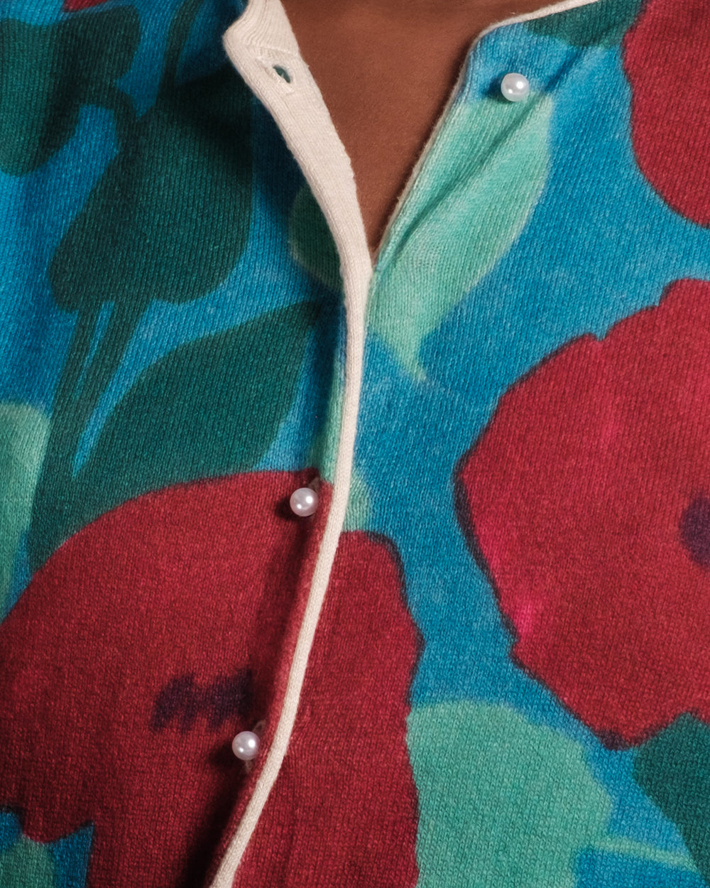 Darling Cardigan - Floating Floral Sweater Frances Valentine