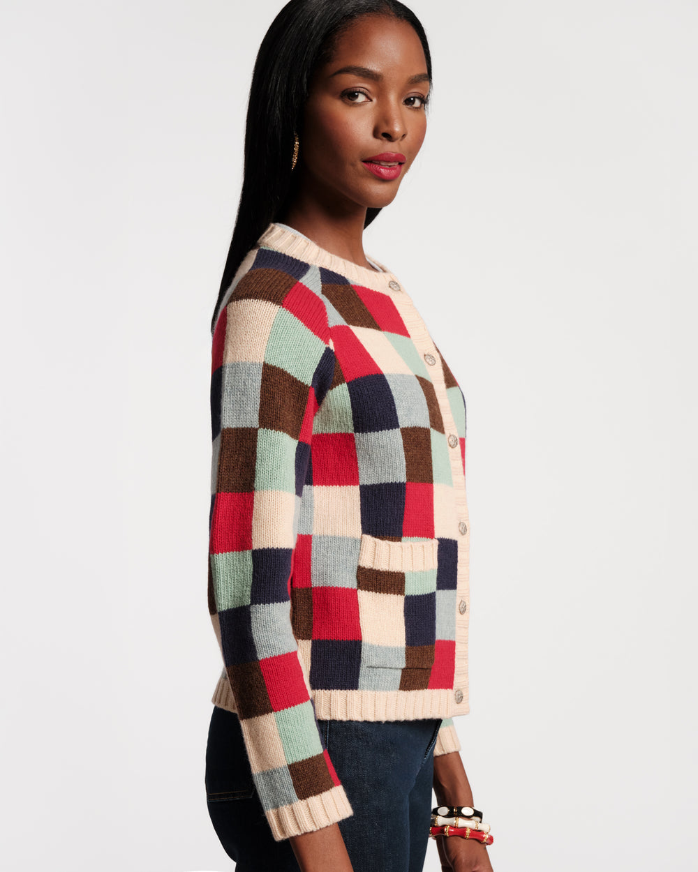 Pixel Cardigan - Sublime Pixel Sweater Frances Valentine