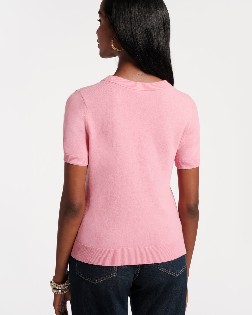Jo Knit T - Pink Sweater Frances Valentine