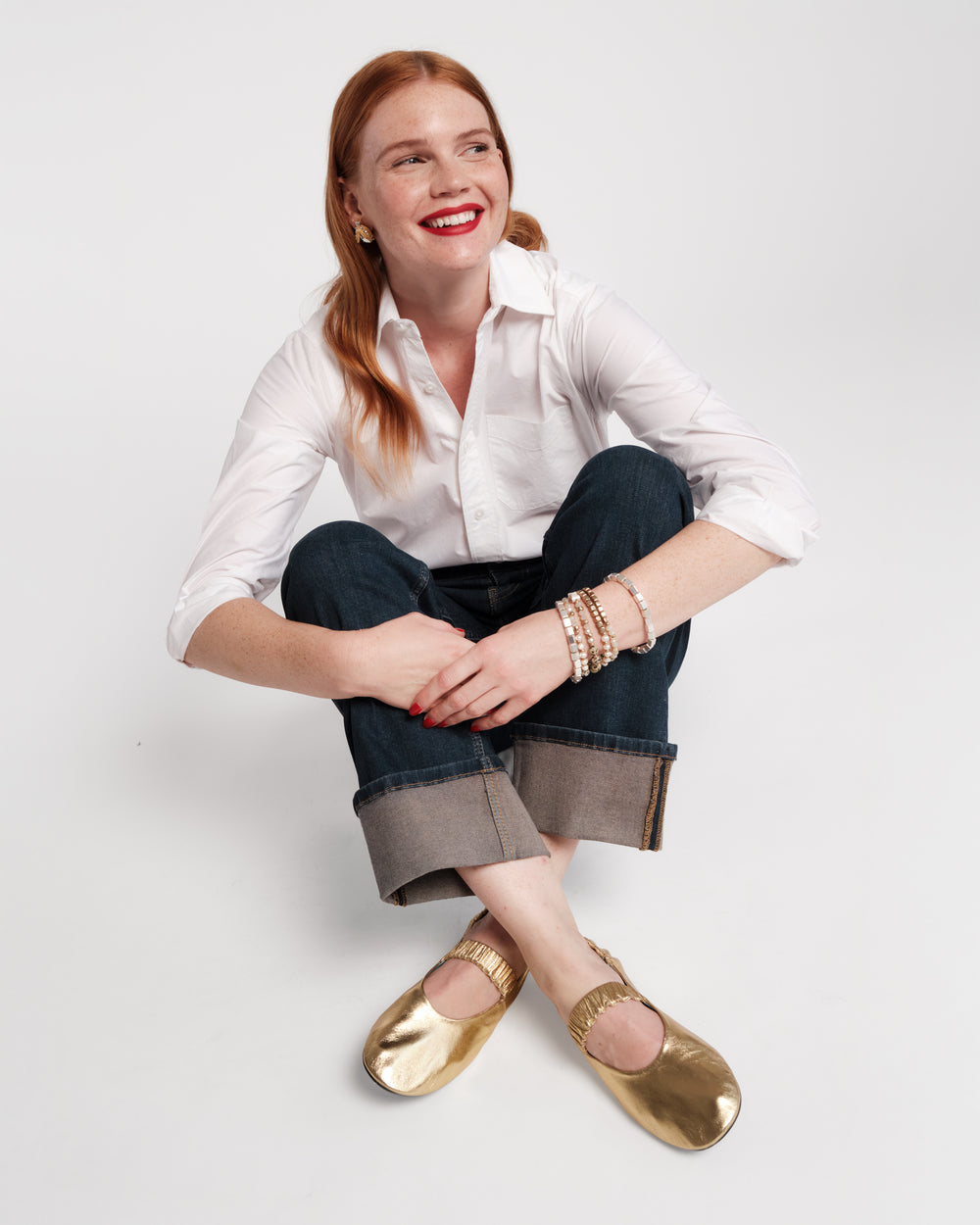 Smarty Cuffed Jean - Denim Pants Frances Valentine