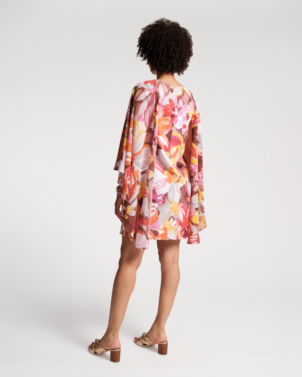 Mini Cape Dress - Sun Floral Dresses Frances Valentine