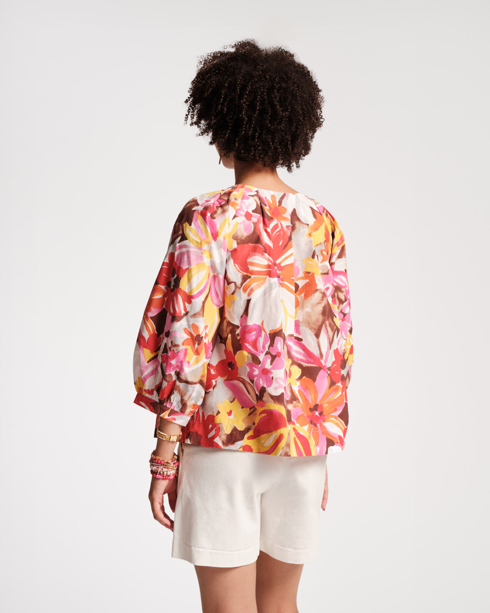 Zoe Top - Sun Floral Tops Frances Valentine