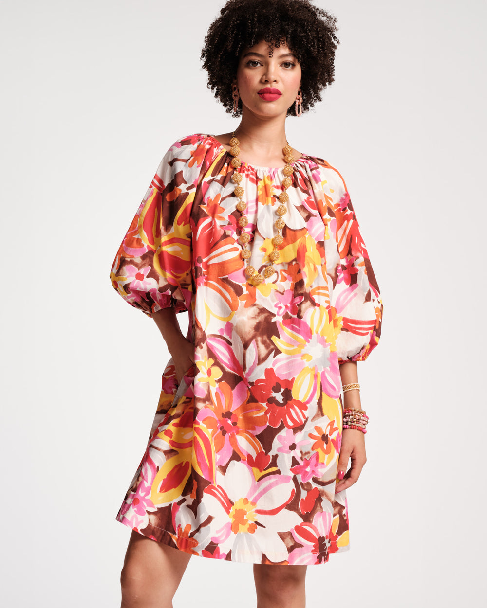 Bliss Mini Dress - Sun Floral Dresses Frances Valentine