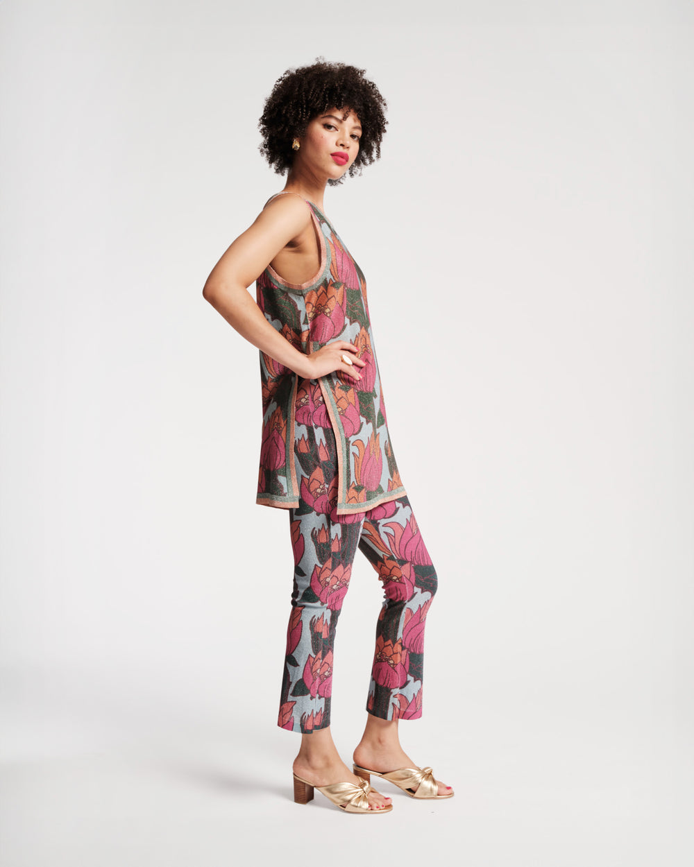 Robbie Pant Set - Fireflower Jumpsuits & Rompers Frances Valentine