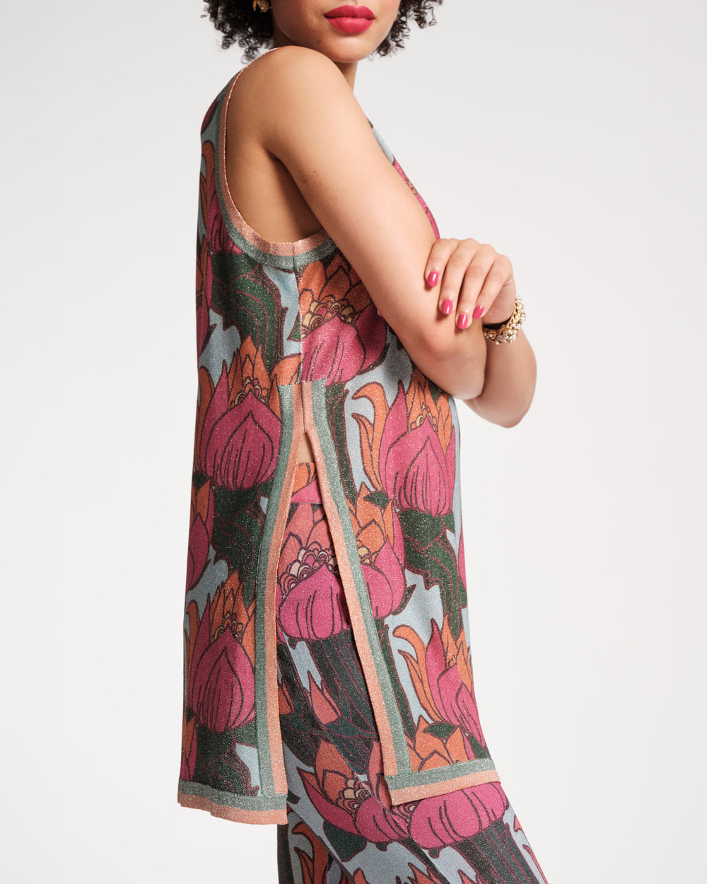 Robbie Pant Set - Fireflower Jumpsuits & Rompers Frances Valentine