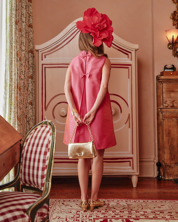 Sleeveless Diplomat Mini Dress - Coral Dresses Frances Valentine