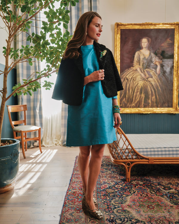 Blaine Faux Lamb Fur Jacket - Black Coats & Jackets Frances Valentine