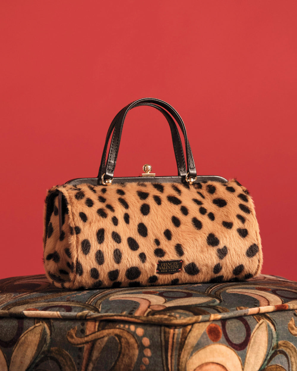 Petit Michelle - Cheetah Faux Fur Handbag Frances Valentine