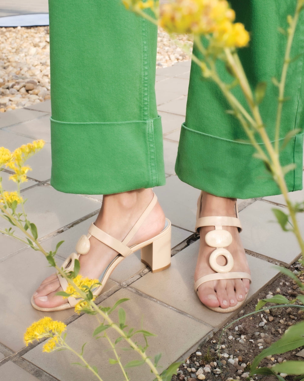 Bianca Heel - Natural Heels Frances Valentine