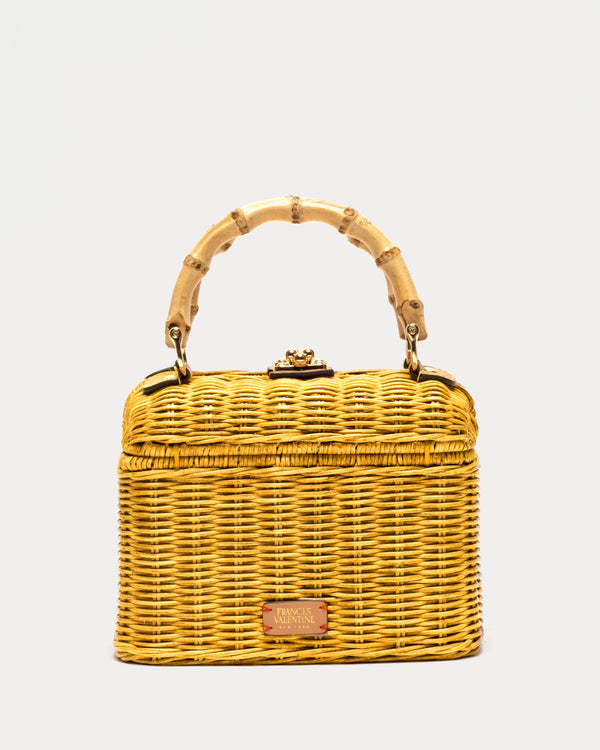 Hannah Lunchbox - Wicker Canary Basket Frances Valentine