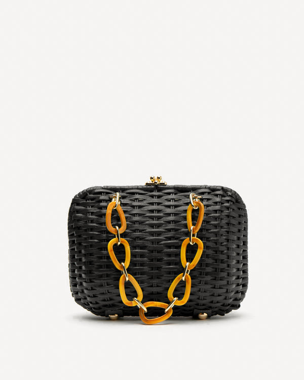 Hen Wicker Basket - Black Basket Frances Valentine