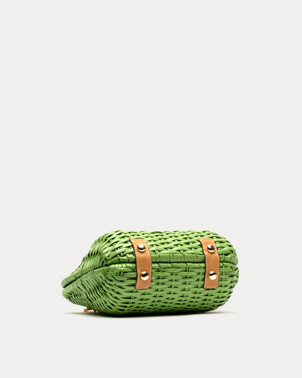 Hen Wicker Basket - Lime Green Basket Frances Valentine