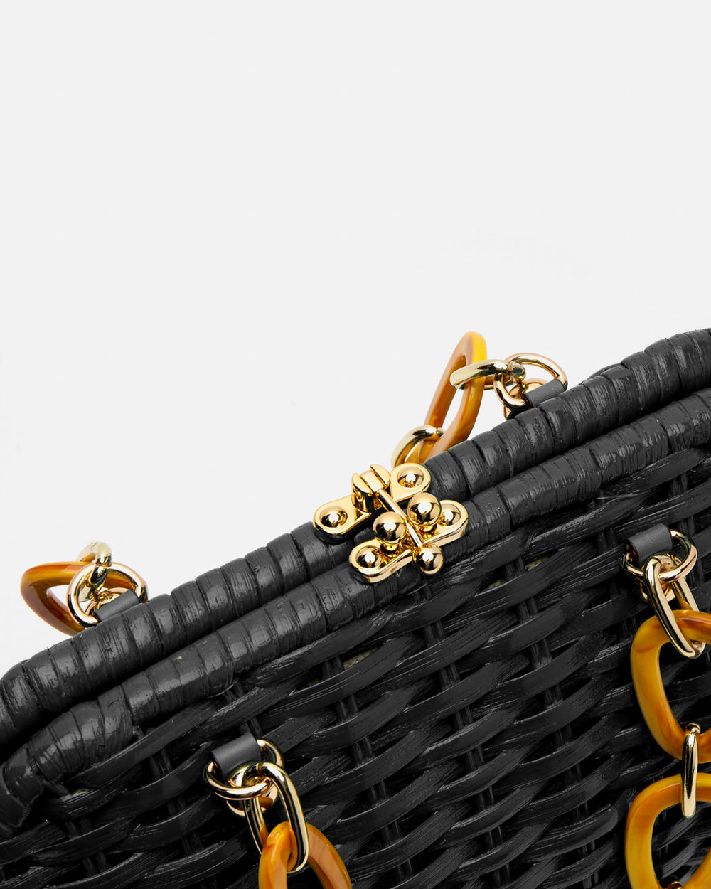Hen Wicker Basket - Black Basket Frances Valentine