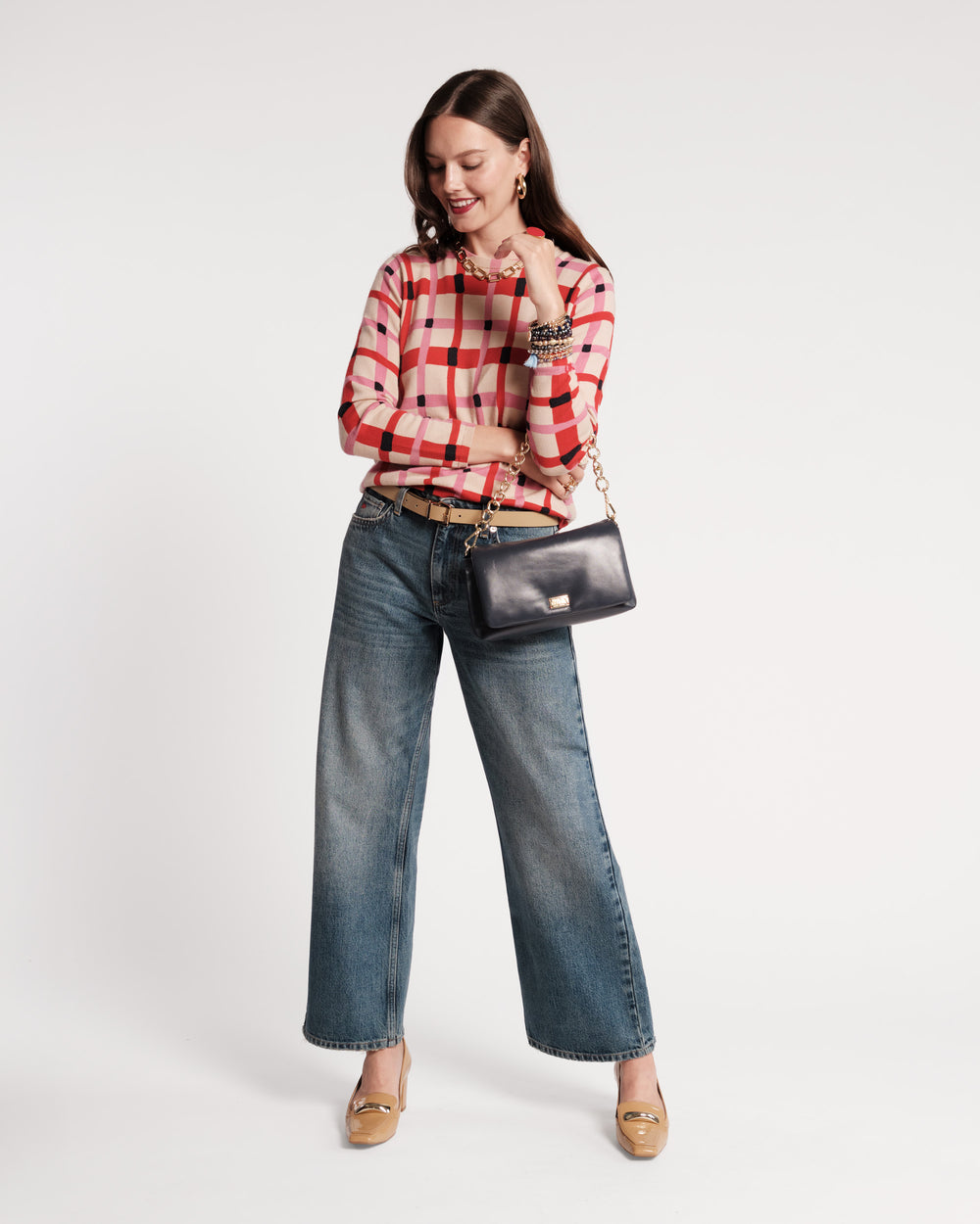 Jessie Medium Rise Jean - Medium Wash Denim Pants Frances Valentine