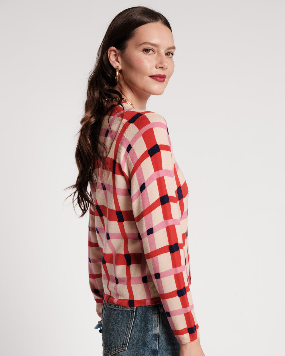 Honey Sweater - Lollipop Lattice Sweater Frances Valentine
