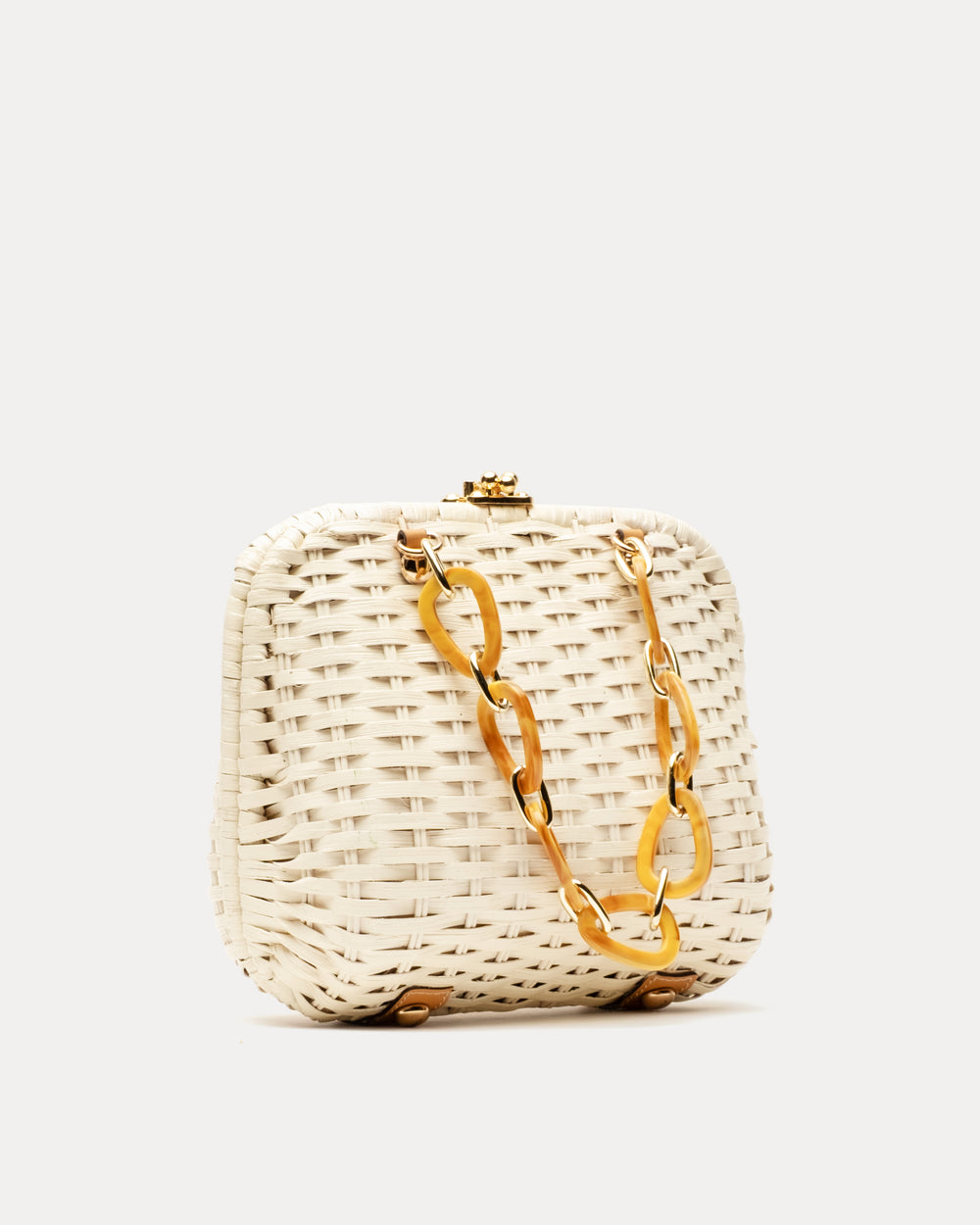 Hen Wicker Bag - Off White Basket Frances Valentine