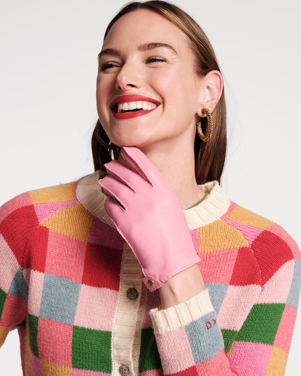 Vintage Driving Glove - Pink Gloves & Mittens Fownes