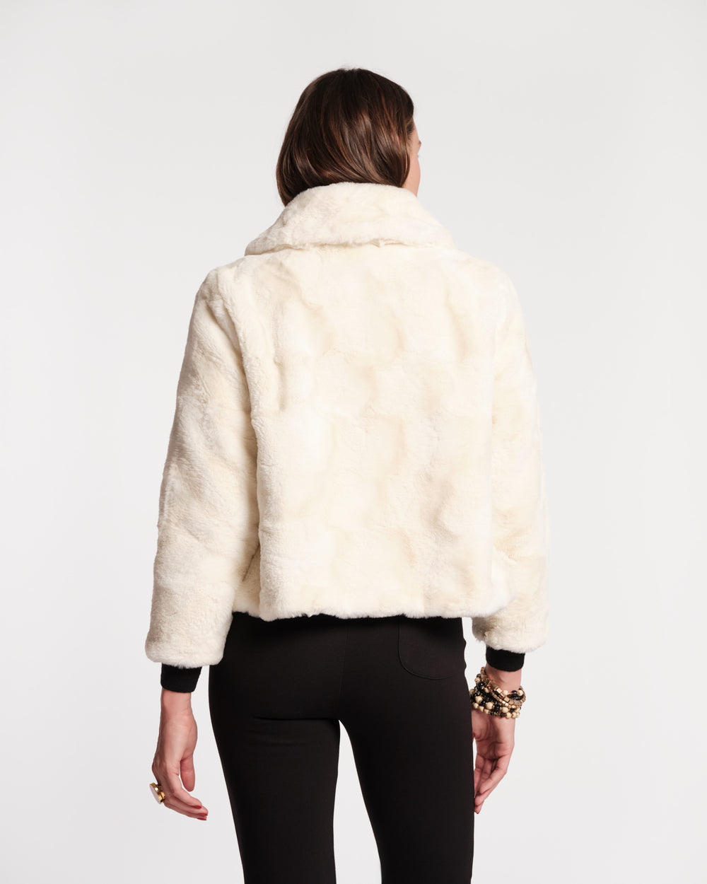 Babe Faux Fur Jacket - White Coats & Jackets Frances Valentine