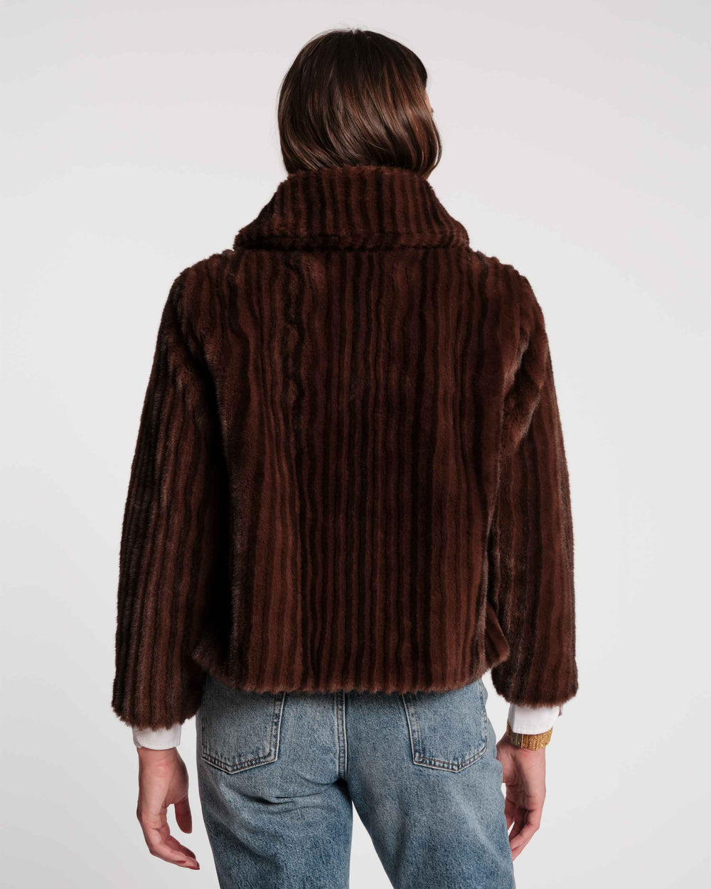 Babe Faux Fur Jacket - Brown Coats & Jackets Frances Valentine
