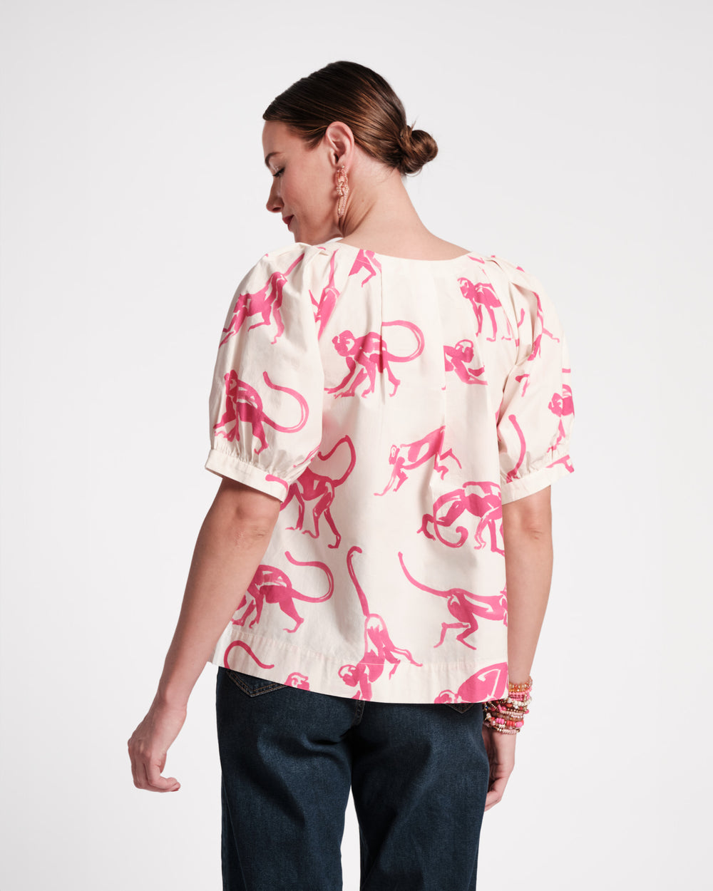 Zonda Top - Pink Monkey Tops Frances Valentine