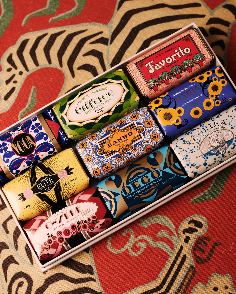 Gift Box of Mini Claus Porto Soaps soap Frances Valentine