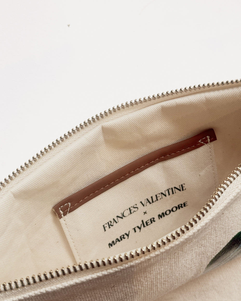 MTM Cosmetic Bag - Natural Large Cosmetic Frances Valentine