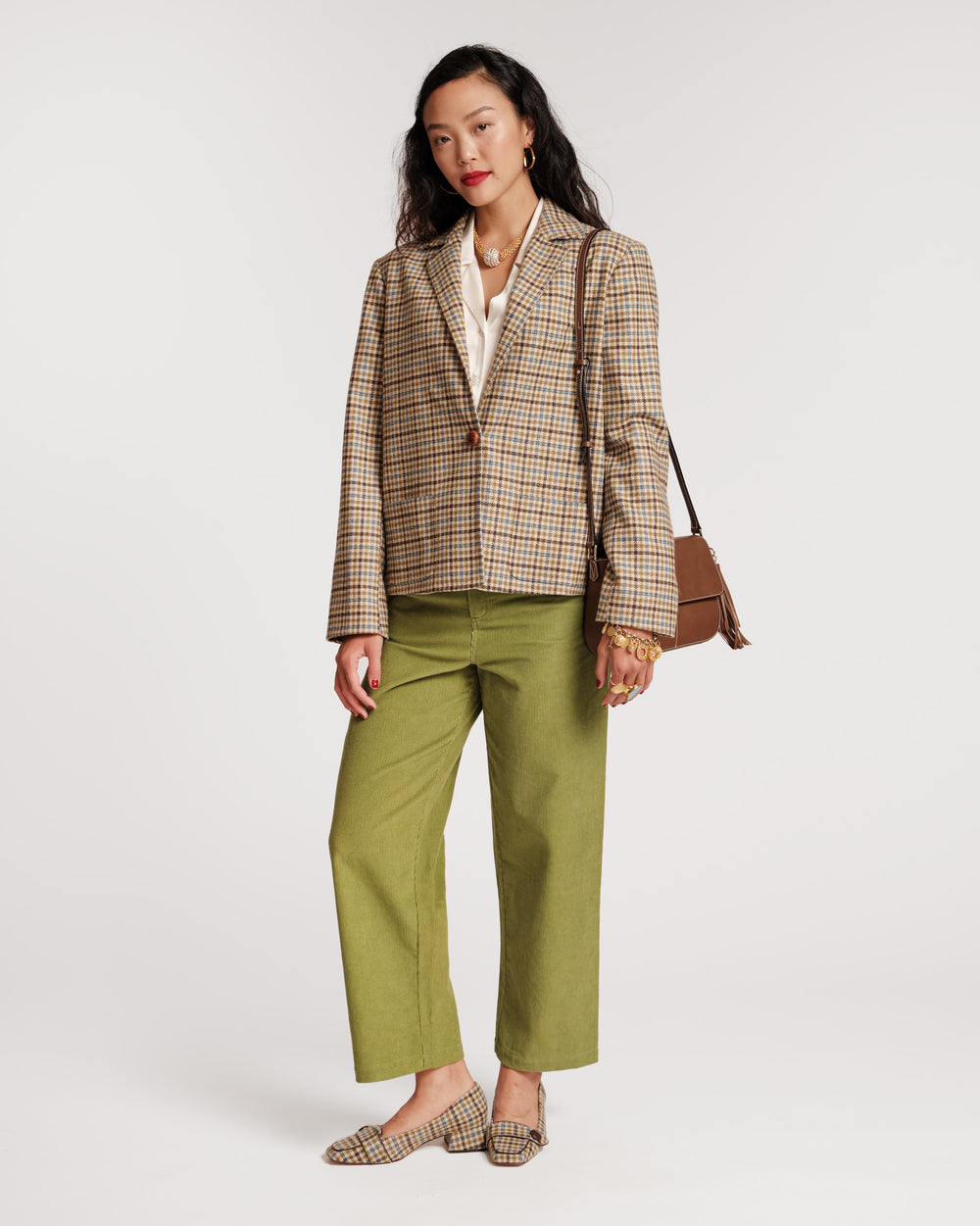 Max Wool Jacket - Baby Houndstooth Coats & Jackets Frances Valentine