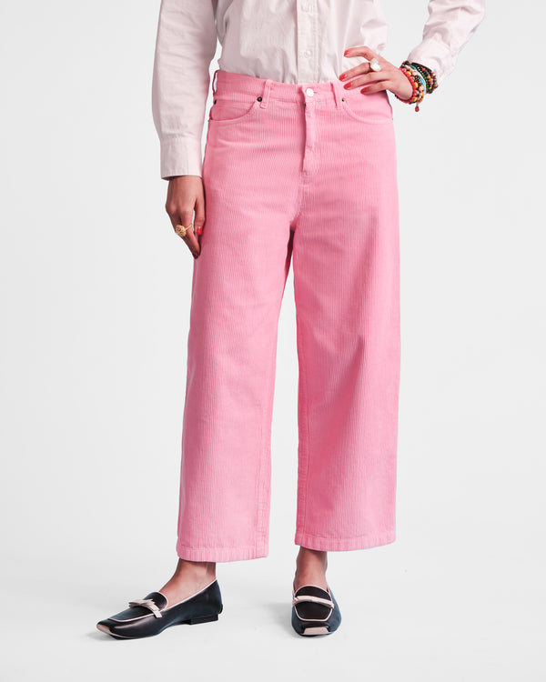 Jane Corduroy Pant - Pink Pants Frances Valentine