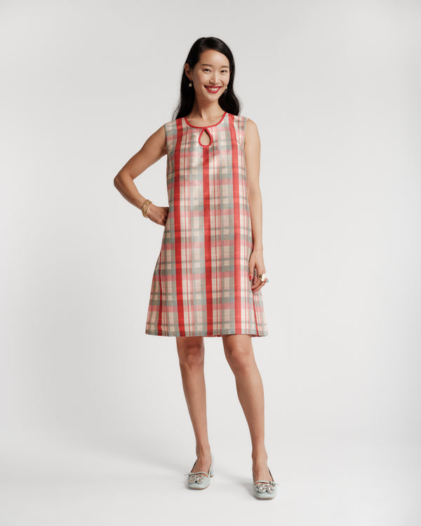 Jean Keyhole Shift Dress - FV Plaid Dresses Frances Valentine