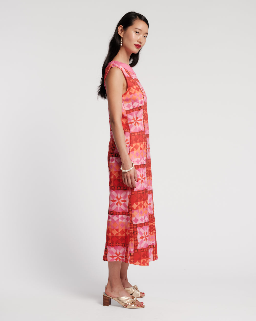 Joan Maxi Dress - Pink Mosaic