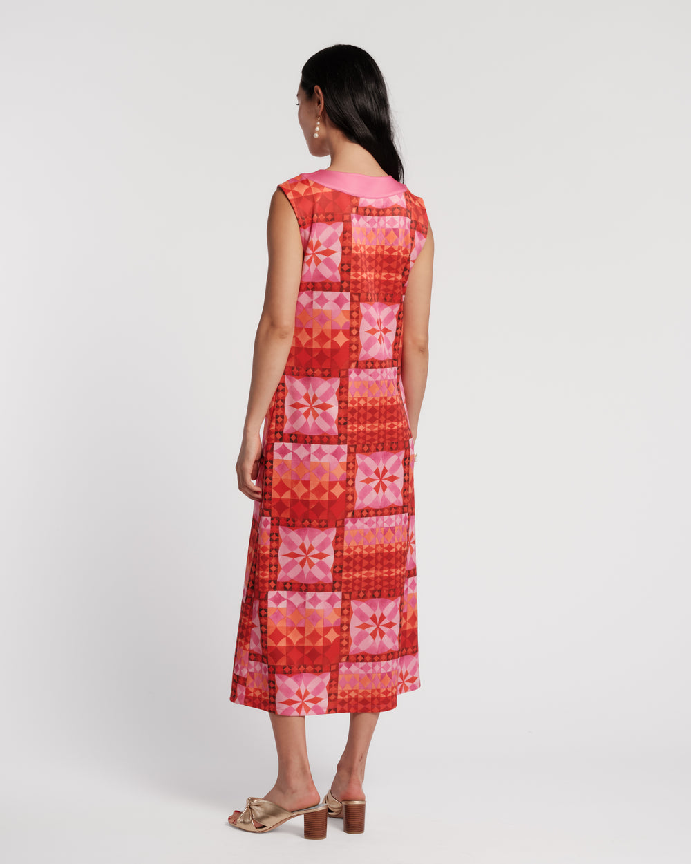 Joan Maxi Dress - Pink Mosaic