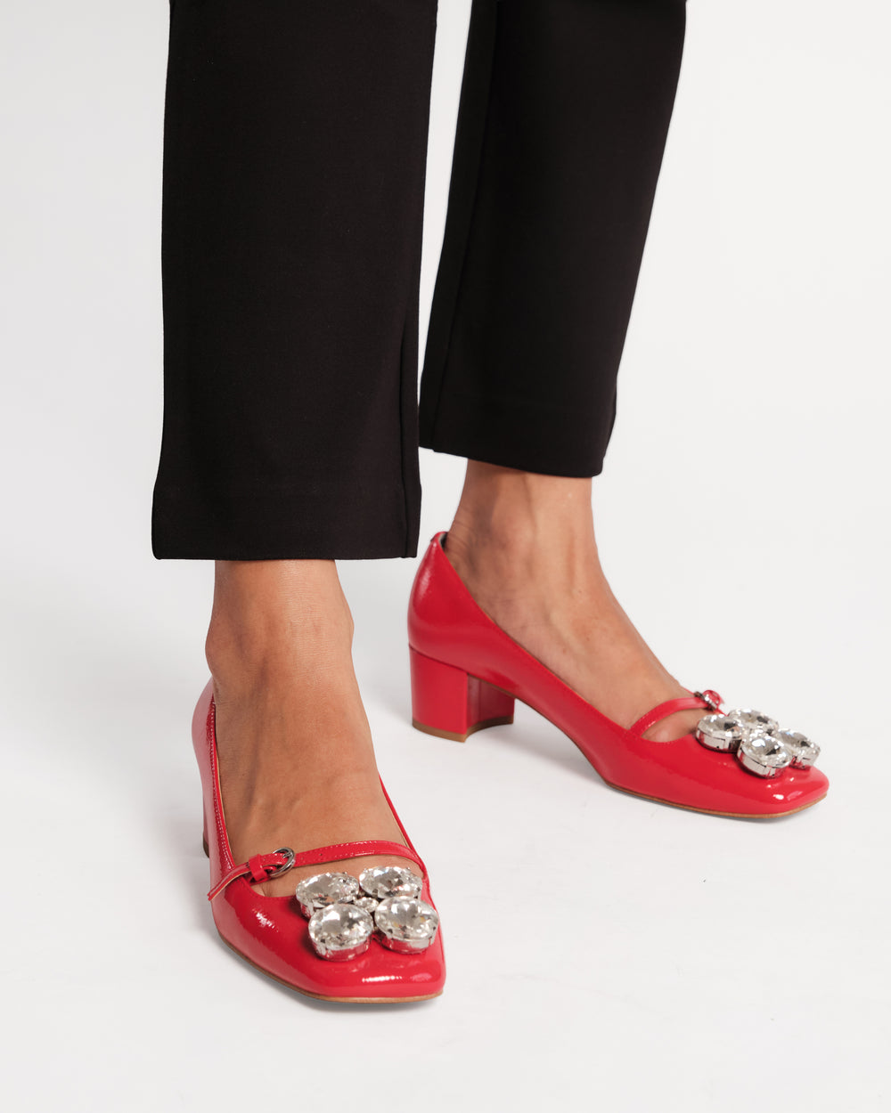 Josephine Heel - Red Heels Frances Valentine