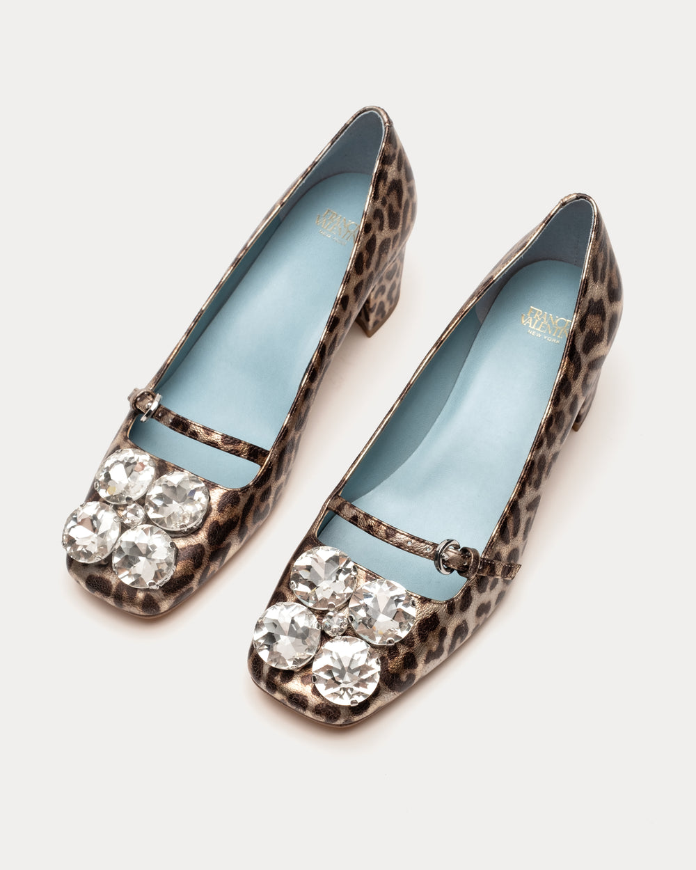 Josephine Heel - Metallic Leopard Heels Frances Valentine