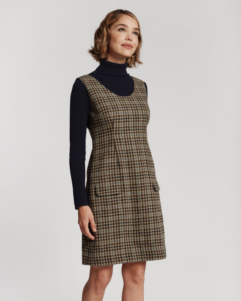 Wool Jumper Dress - Wool Plaid Dresses Frances Valentine