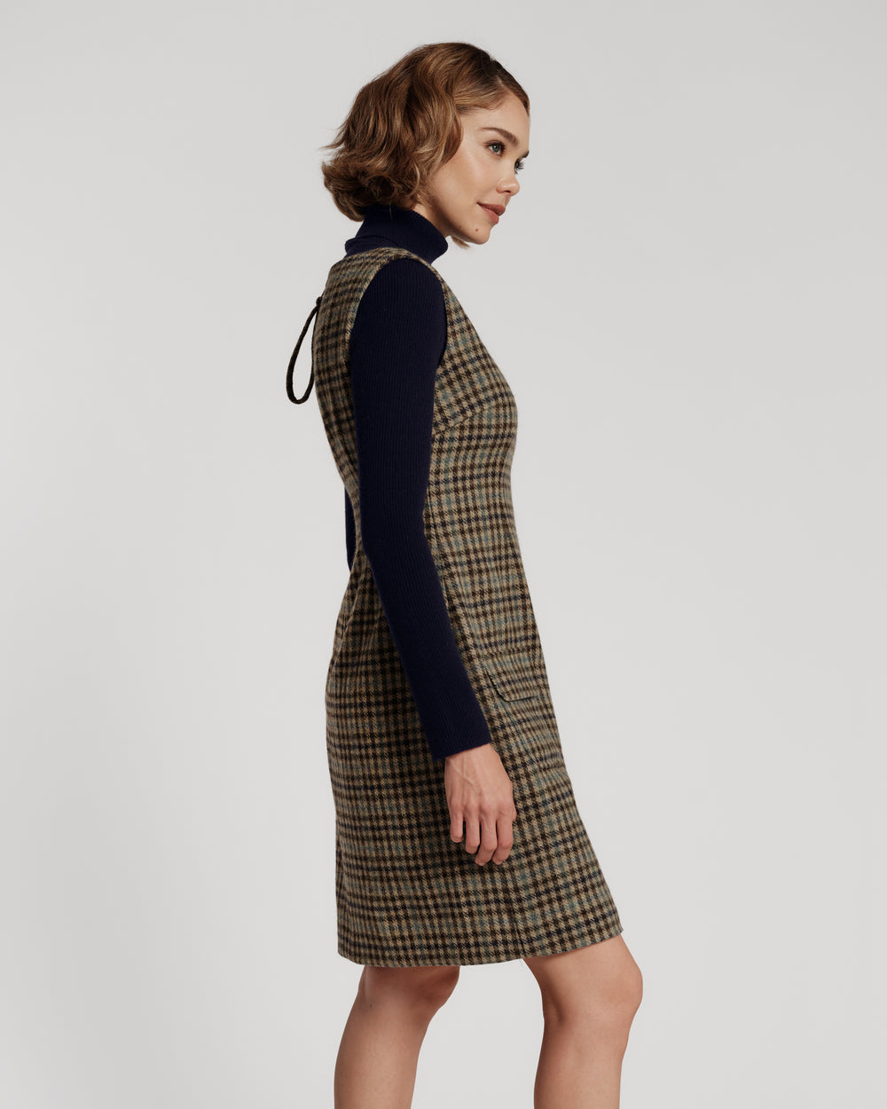 Wool Jumper Dress - Wool Plaid Dresses Frances Valentine