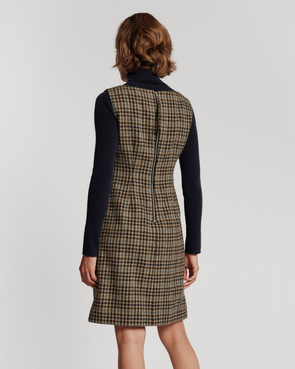 Wool Jumper Dress - Wool Plaid Dresses Frances Valentine