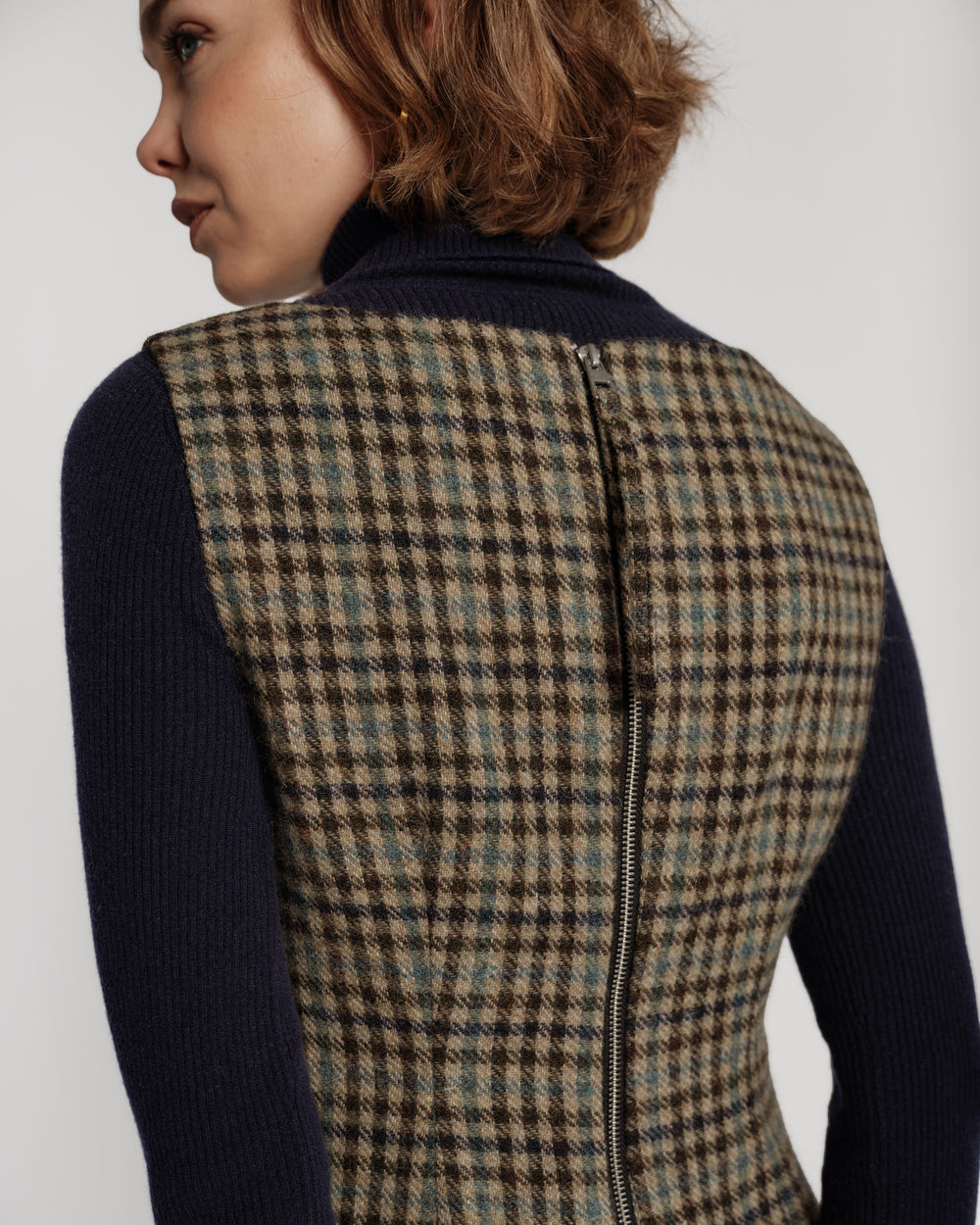 Wool Jumper Dress - Wool Plaid Dresses Frances Valentine