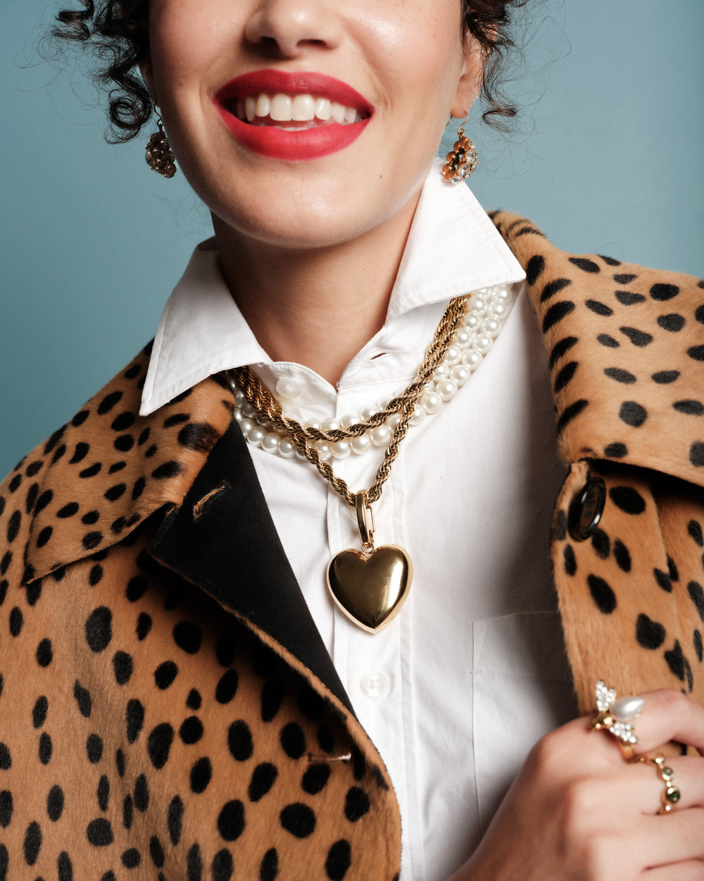 FV Sweetheart Necklace 34" - Gold