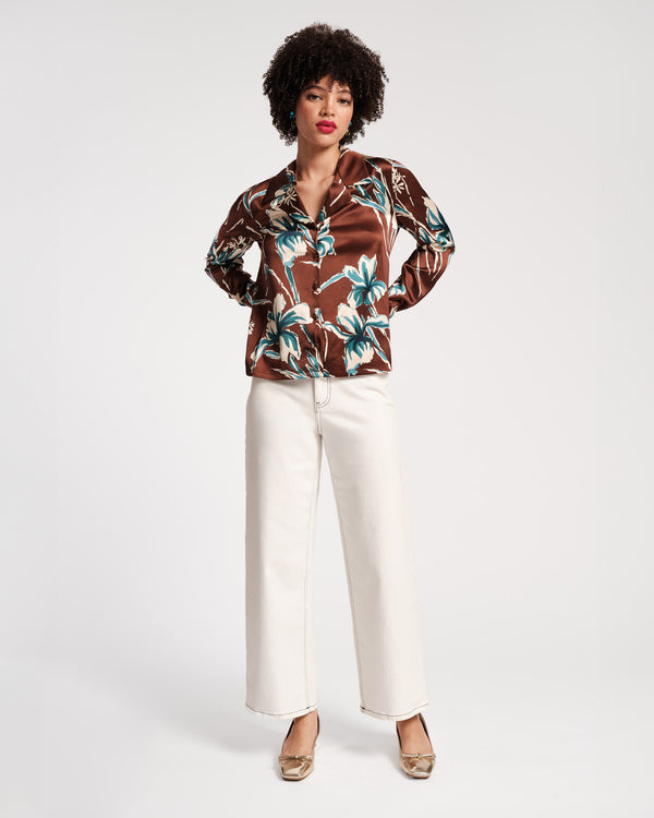 Ace Jean Stretch Denim - White Pants Frances Valentine