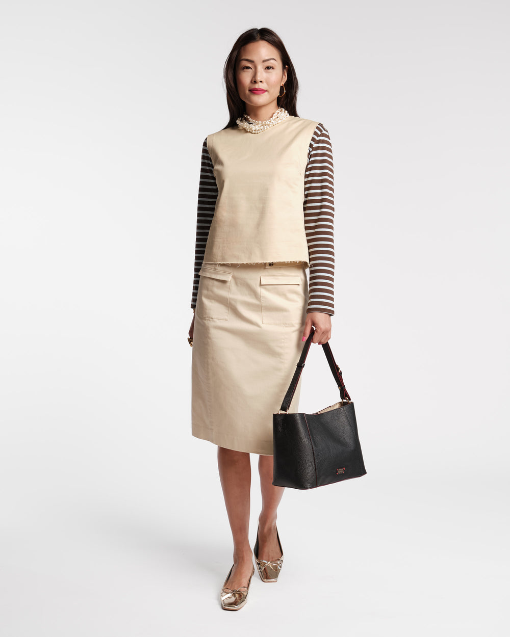 Cole Top - Khaki Tops Frances Valentine