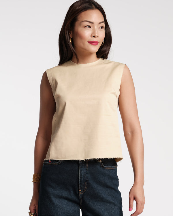 Cole Top - Khaki Tops Frances Valentine