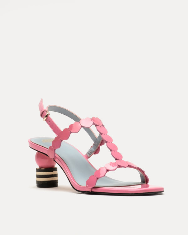 Kiki Heart Heel - Pink Heels Frances Valentine