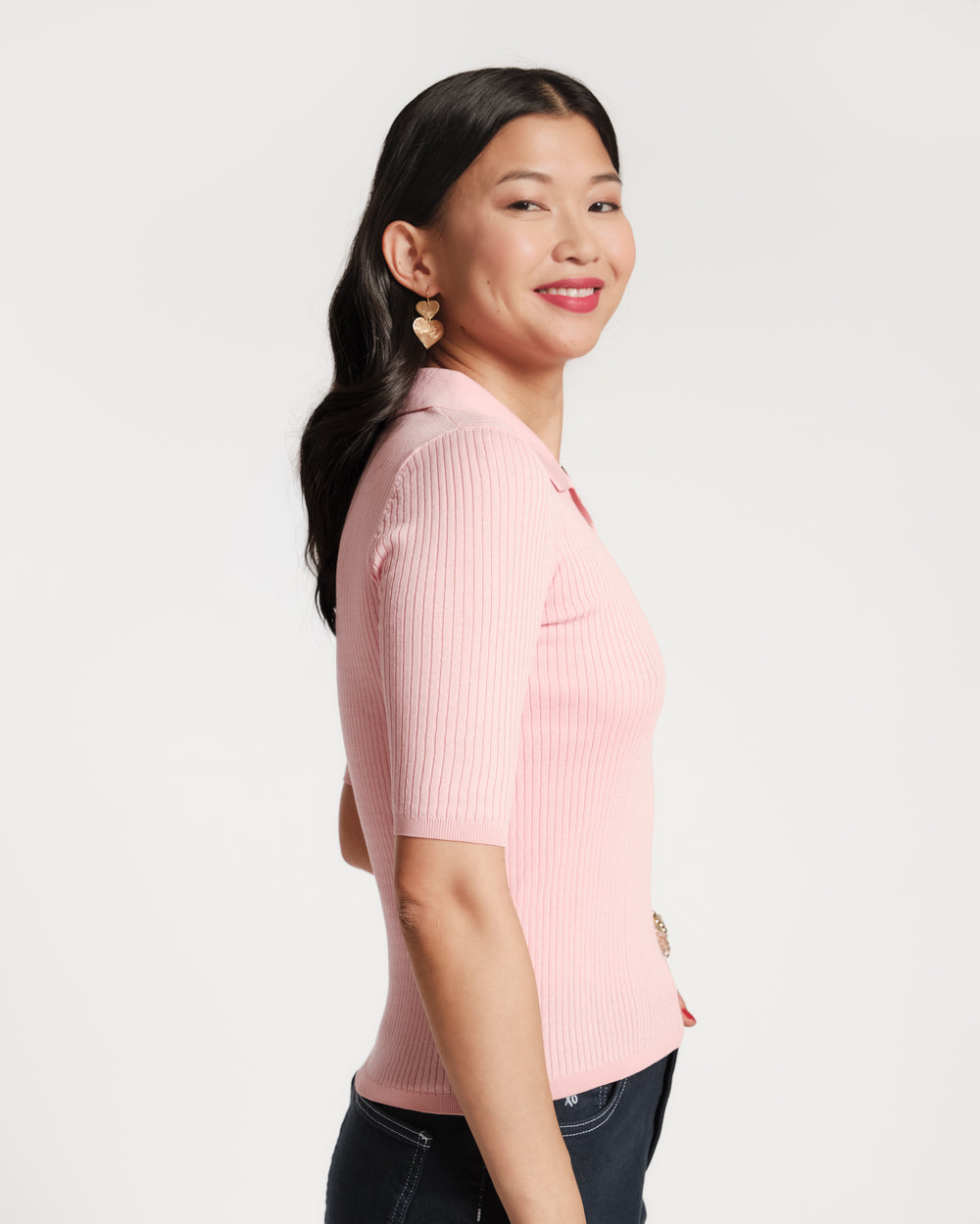 Krissy Polo - Pink Tops Frances Valentine