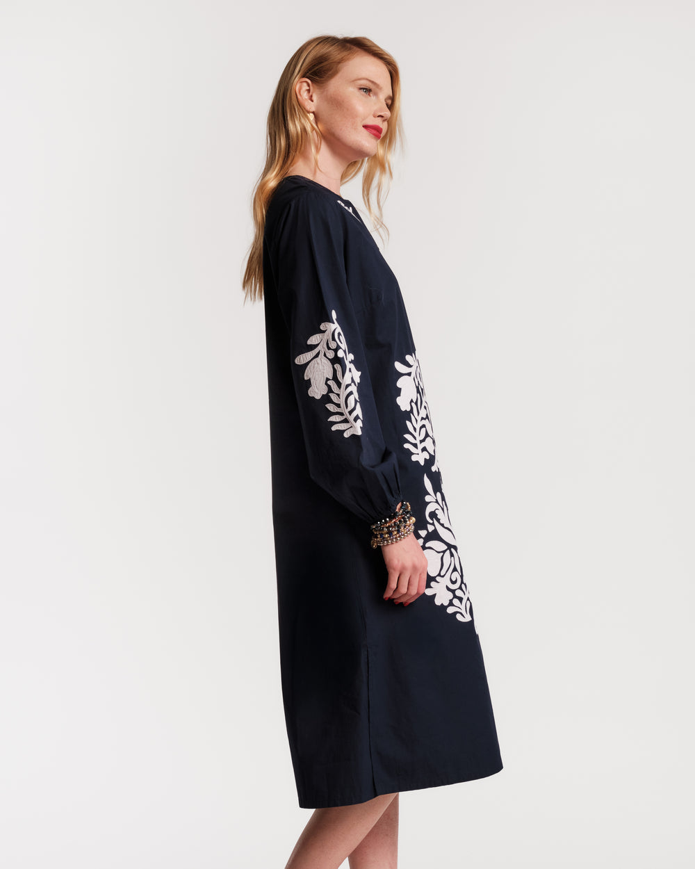 Kris Dress - Navy Dresses Frances Valentine