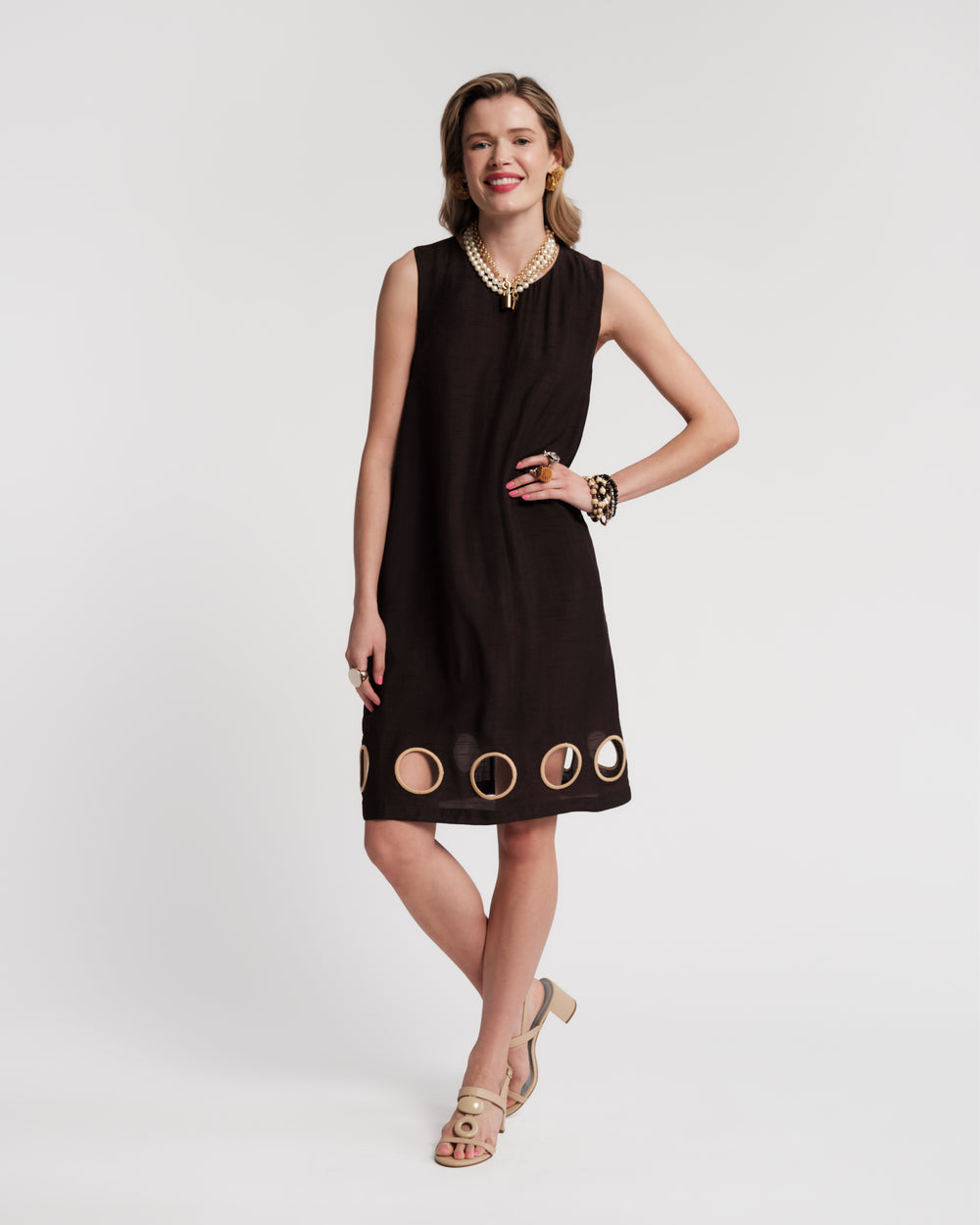 Lily Cut Out Mini Dress - Black Dresses Frances Valentine