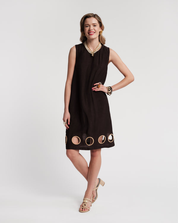 Lily Cut Out Mini Dress - Black Dresses Frances Valentine
