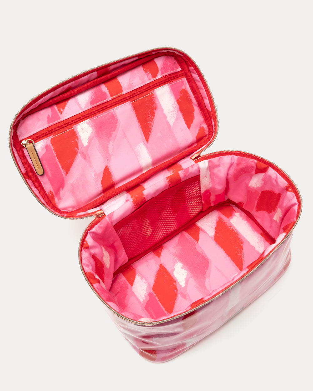 Train Case Cosmetic - Lipstick Lattice Small Cosmetic Frances Valentine