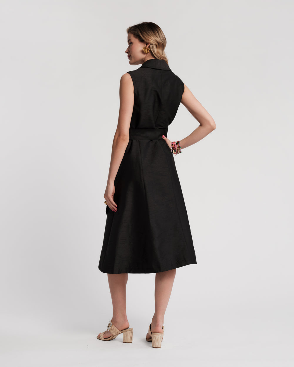 Lucia Wrap Dress - Black Dresses Frances Valentine