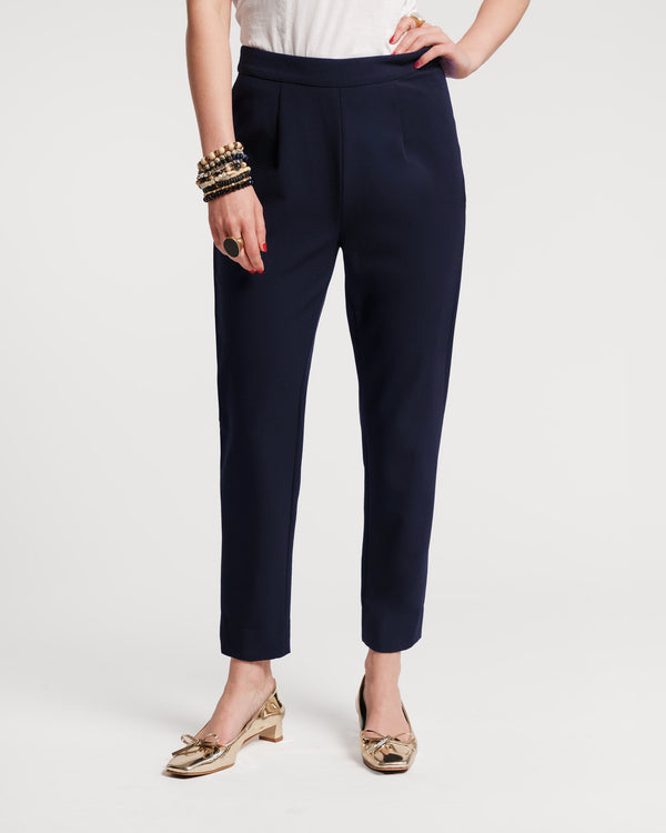 Lucy Cigarette Pant - Navy Pants Frances Valentine