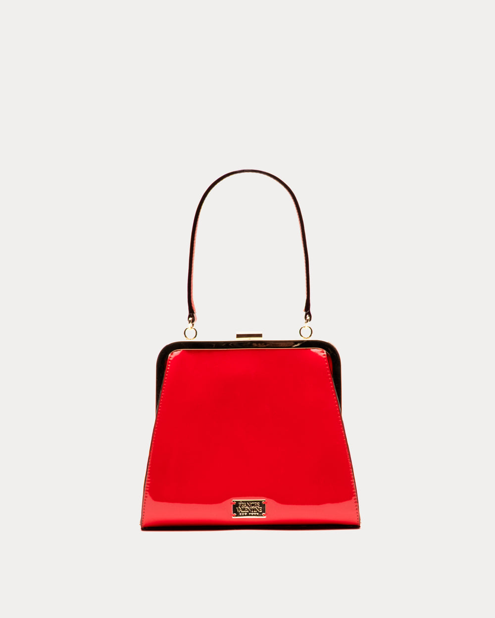 Lulu Frame Bag - Red Evening Bag Frances Valentine